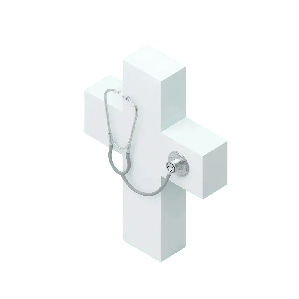 3D clinic icon