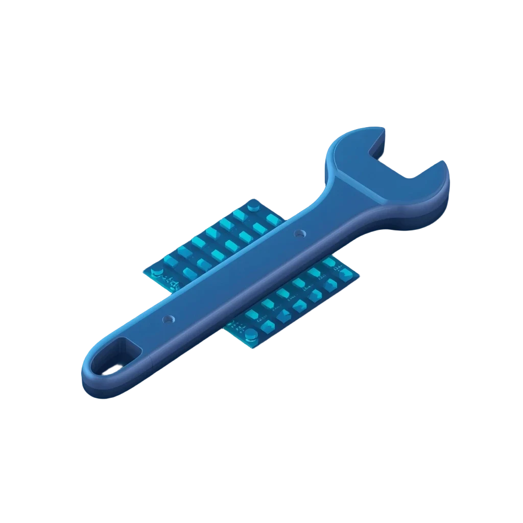 3D repair shop icon