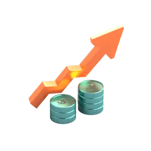 3D profit icon