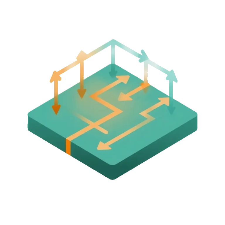 3D roadmap icon
